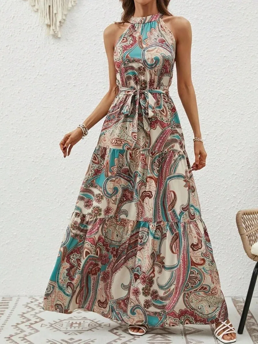 Rilla - Timeless Retro Woman's Maxi Dress