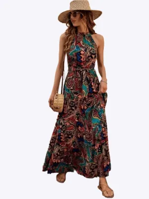 Rilla - Timeless Retro Woman's Maxi Dress