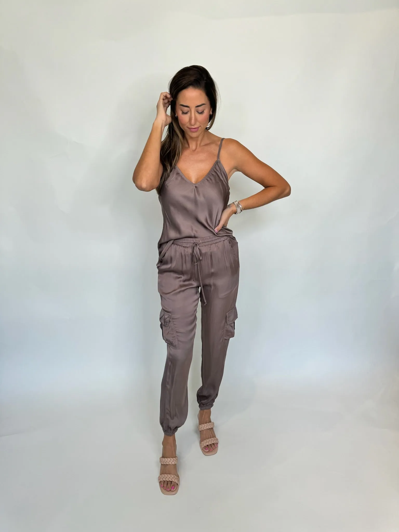 River & Sky Eco-Satin Harlow Pant