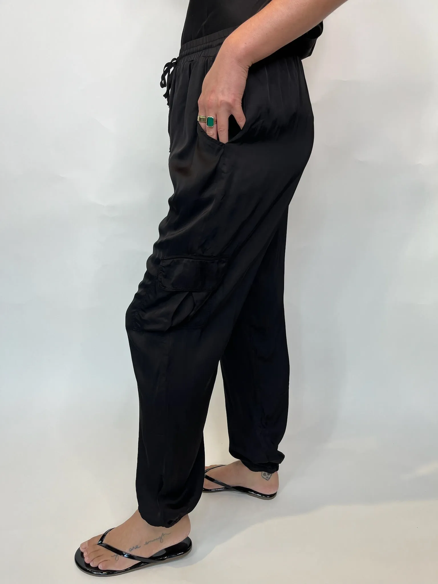 River & Sky Eco-Satin Harlow Pant