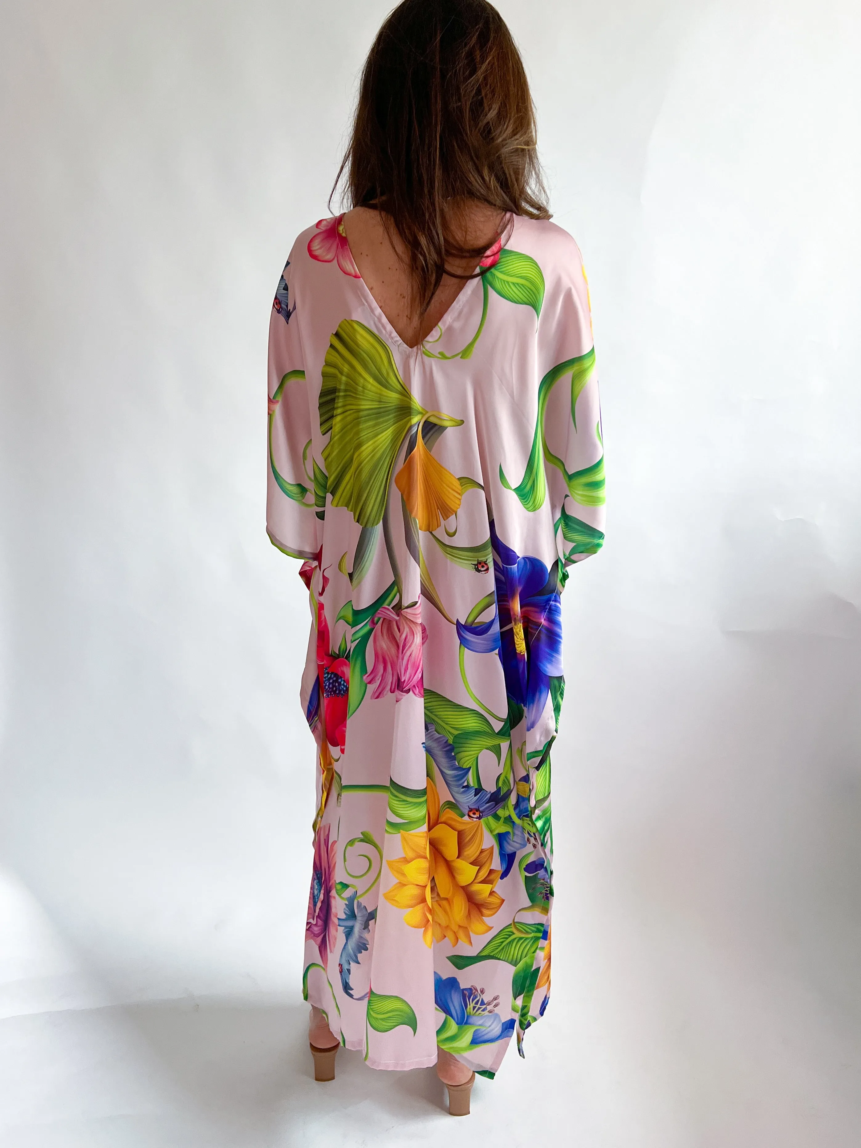 Rosalie Vine Kimono Midi Dress
