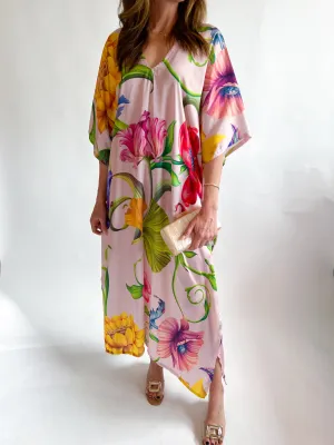 Rosalie Vine Kimono Midi Dress
