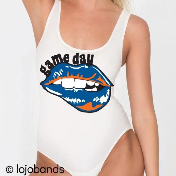 Royal Blue & Orange Game Day Bodysuit