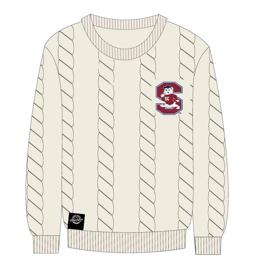 SC STATE | Cable Tennis Sweater Sweater
