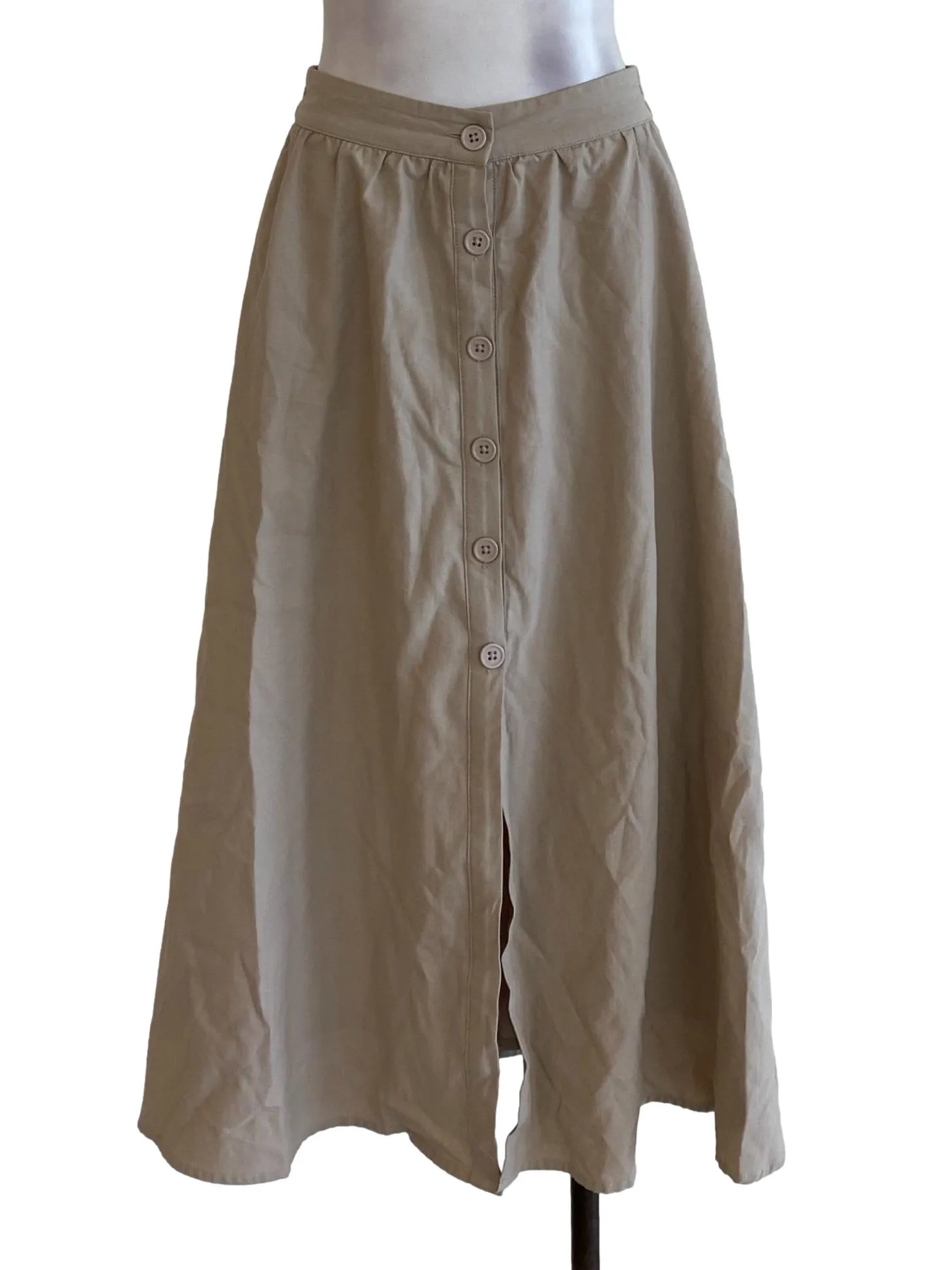 Sepia Button Down Skirt