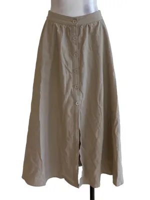 Sepia Button Down Skirt