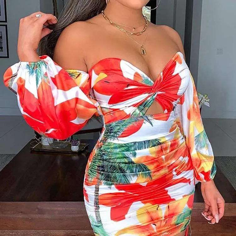 Sexy One Shoulder Mini Short Dresses