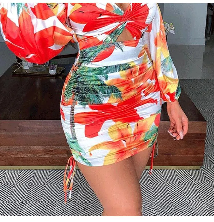 Sexy One Shoulder Mini Short Dresses