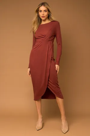 Sienna Wrap Midi Dress
