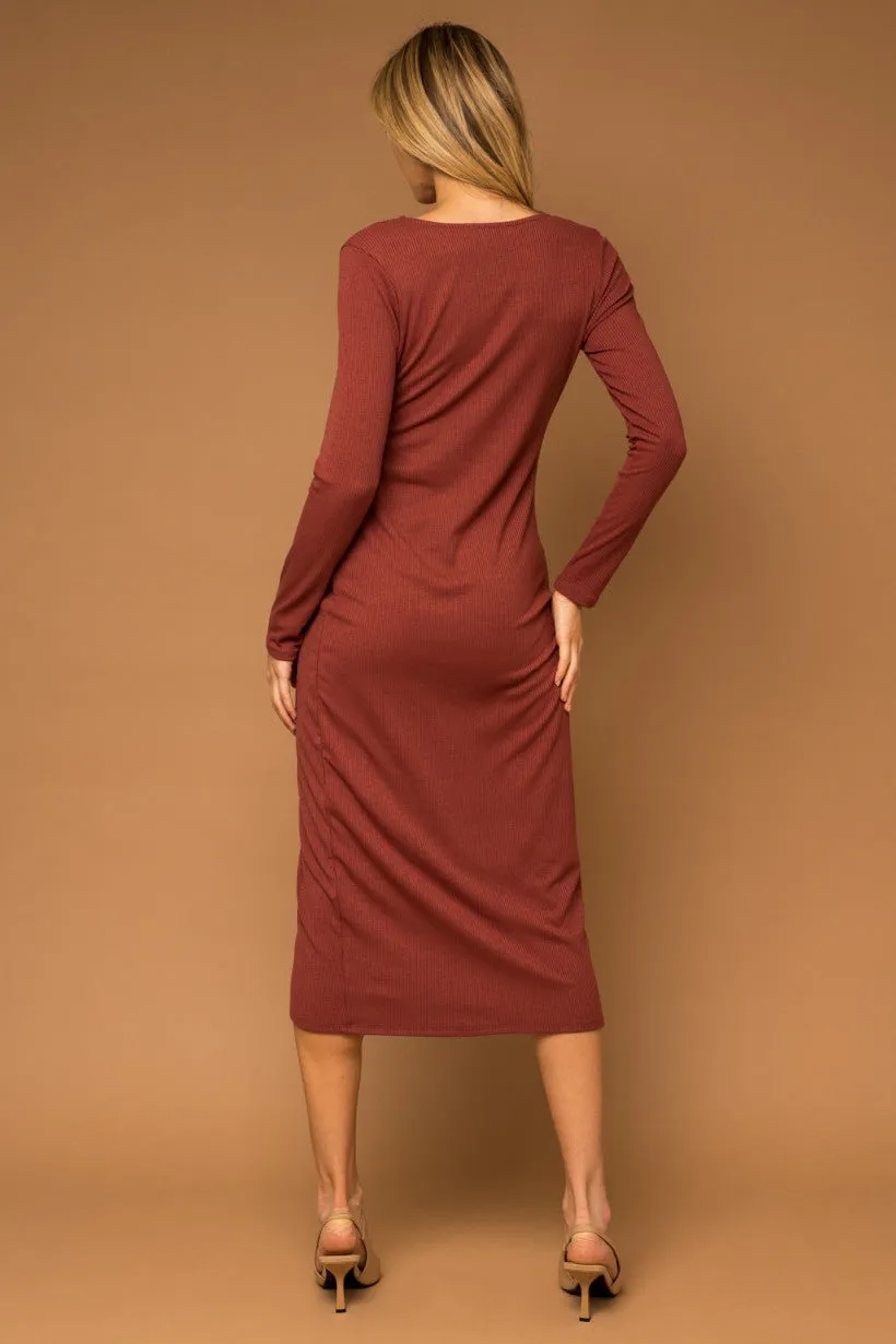Sienna Wrap Midi Dress