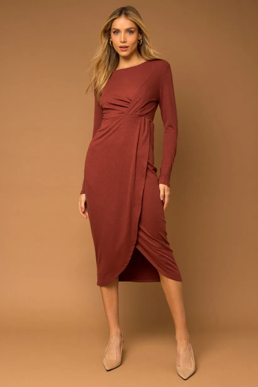 Sienna Wrap Midi Dress