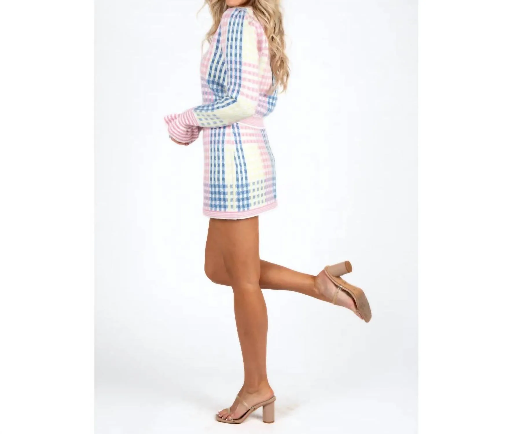 Sincerely Ours - Sincerely Ours Heartthrob Skirt Pastel Plaid