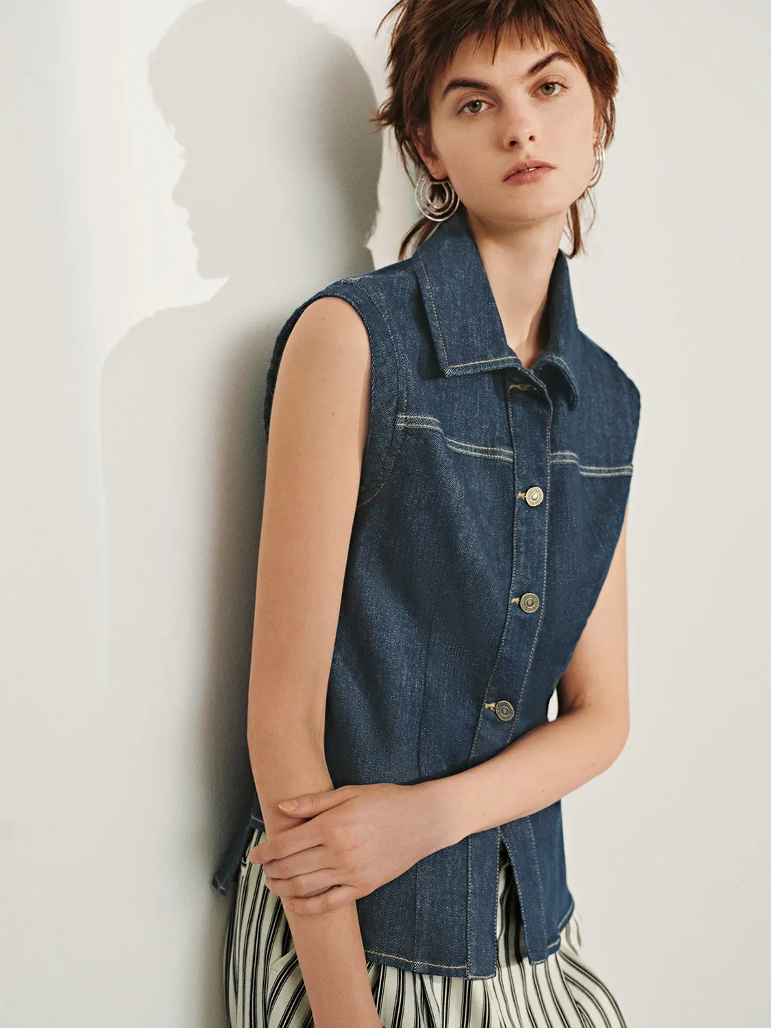 Sleeveless Denim Jackets
