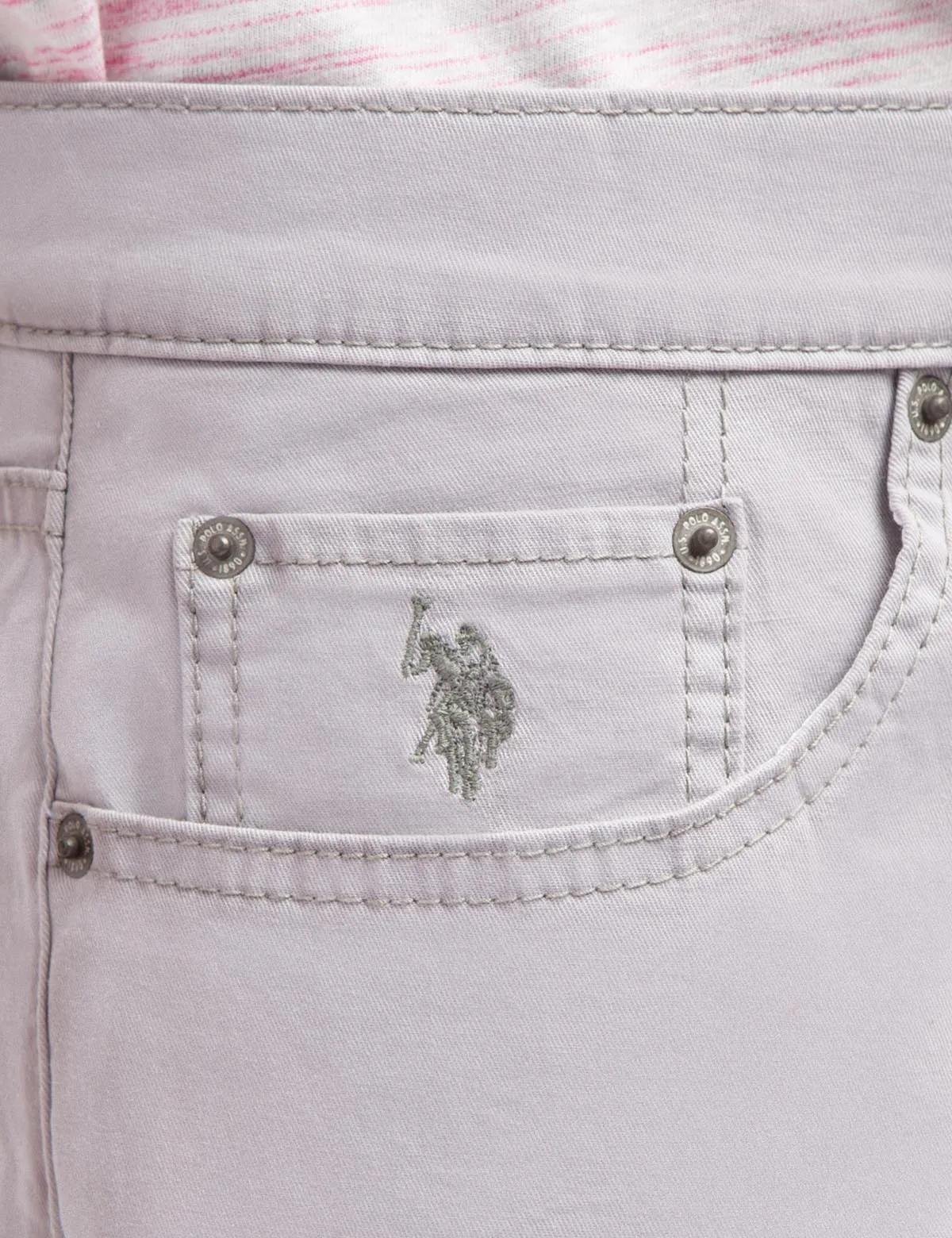 SLIM STRAIGHT 5 POCKET STRETCH CHINO PANTS