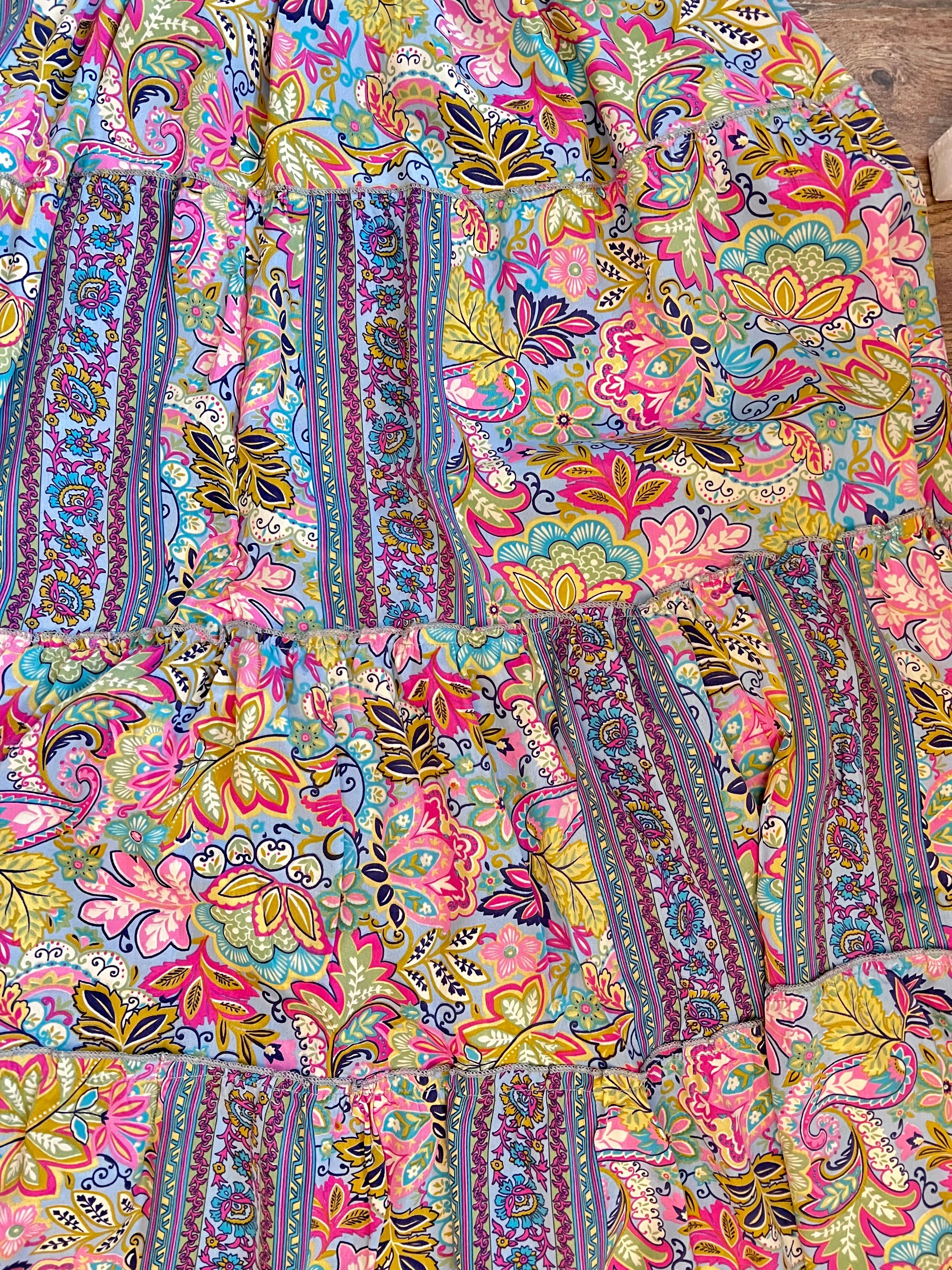 Smocked Floral Maxi Dress