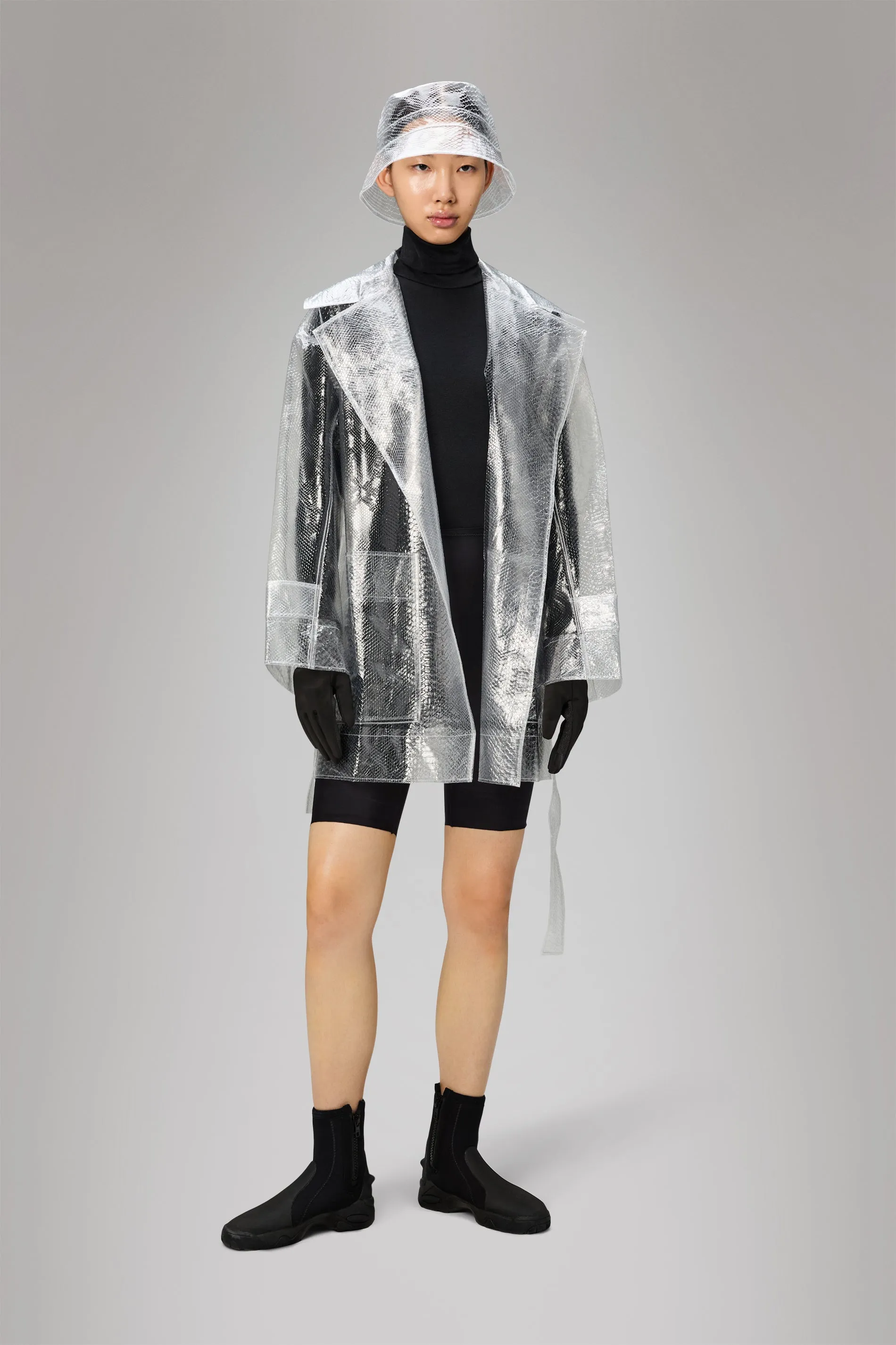 Snake Short Overcoat