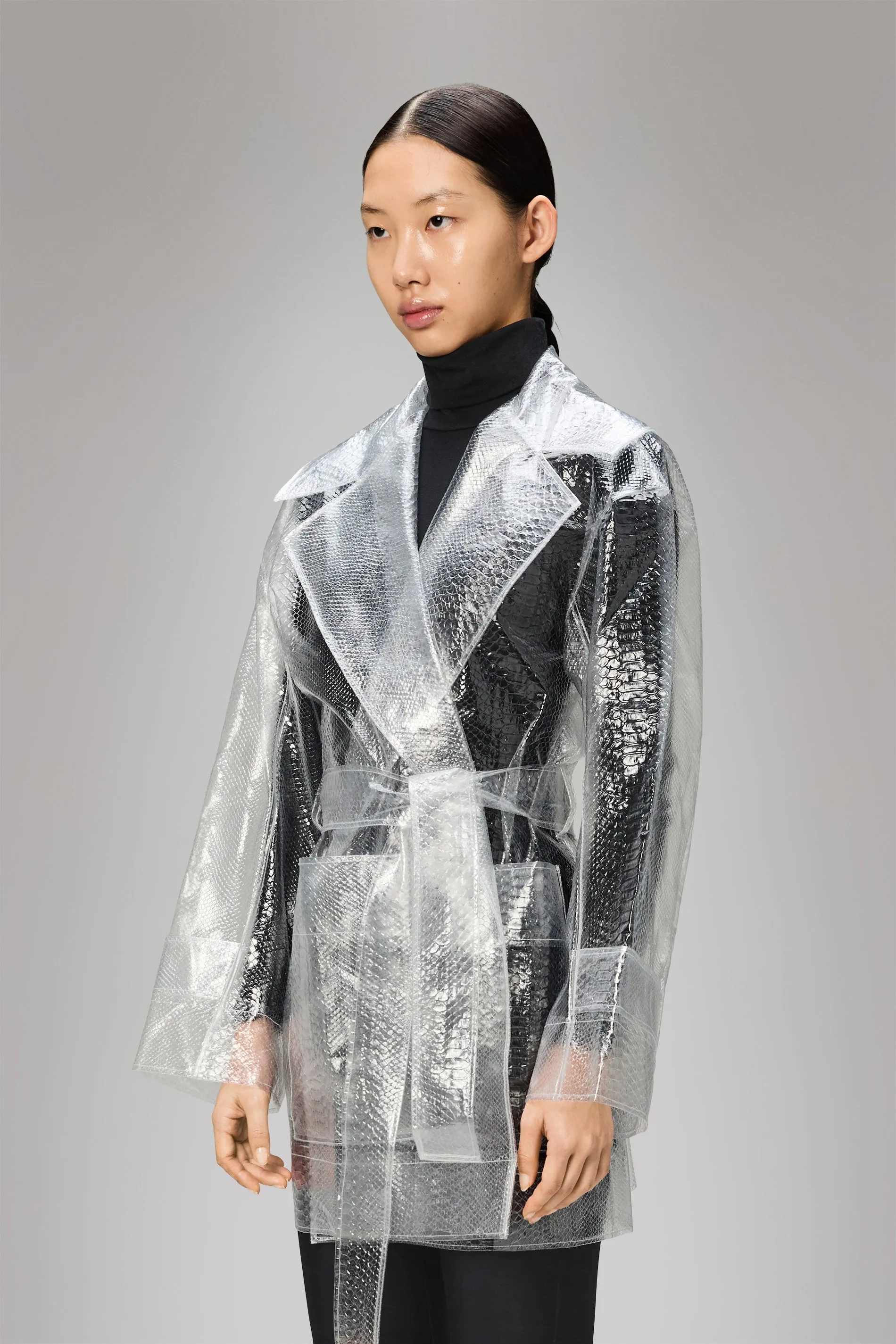 Snake Short Overcoat