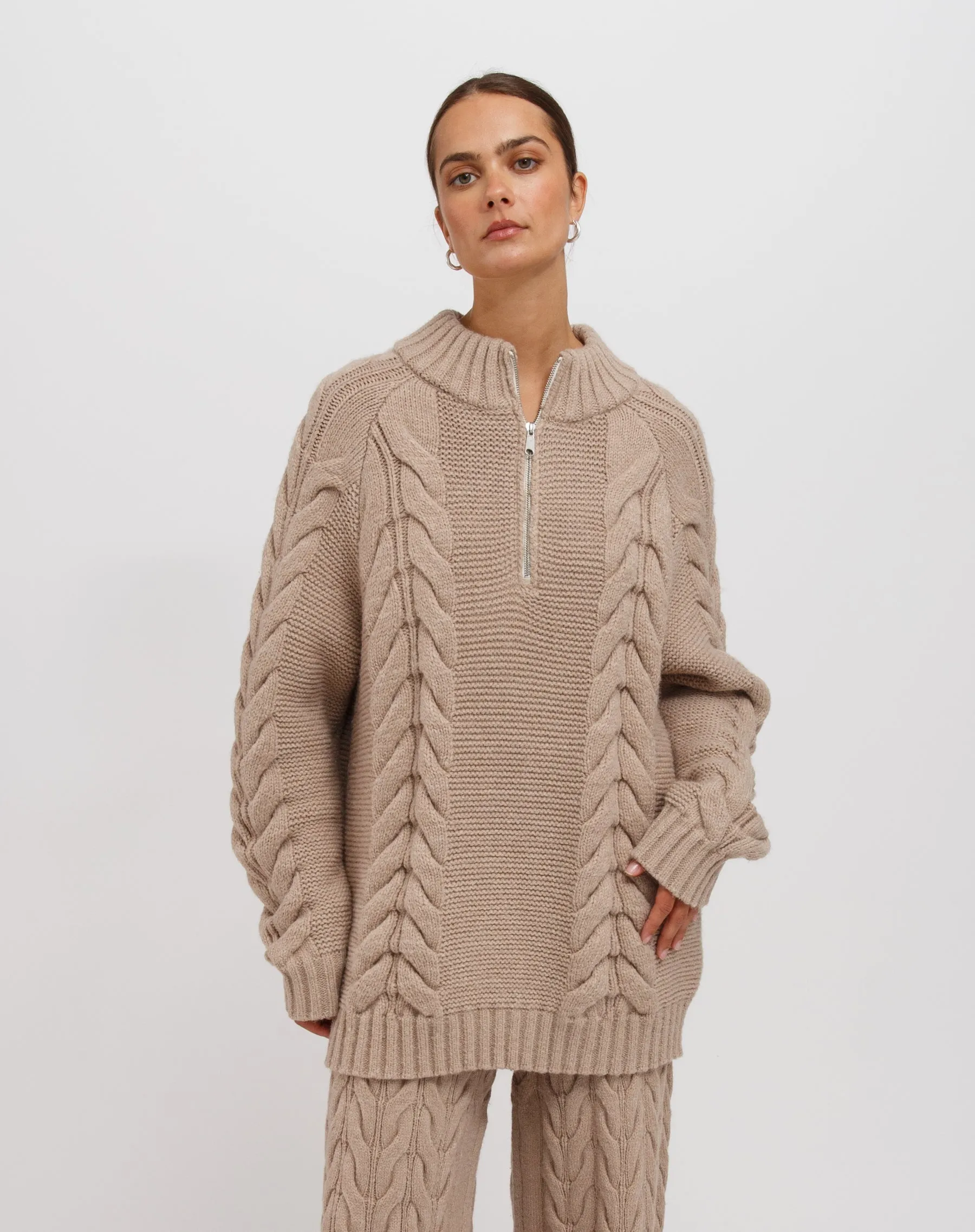 Sophie Knit Not Your Boyfriend's Half Zip