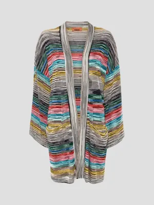 Space-Dyed Maxi Cardigan