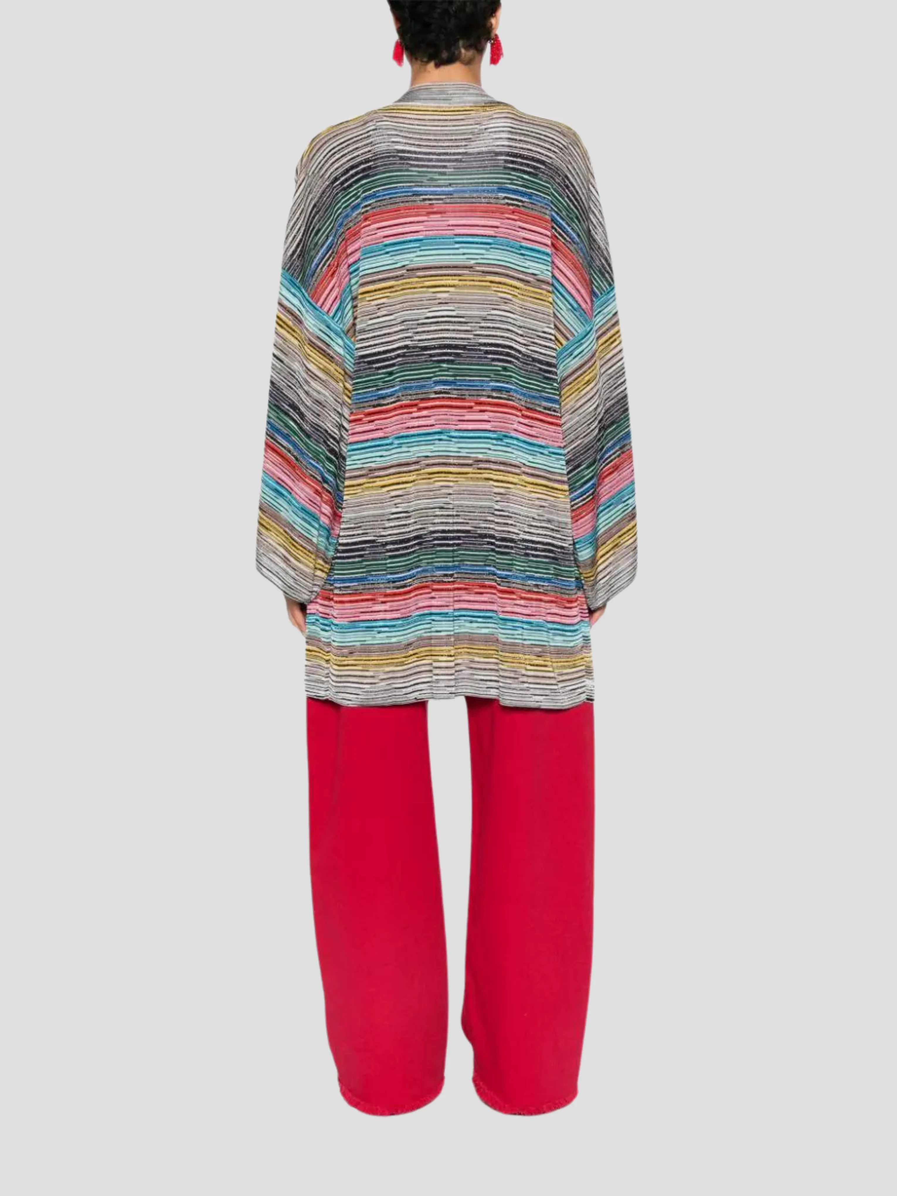 Space-Dyed Maxi Cardigan