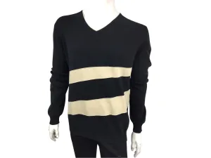 Spiral V-Neck Sweater