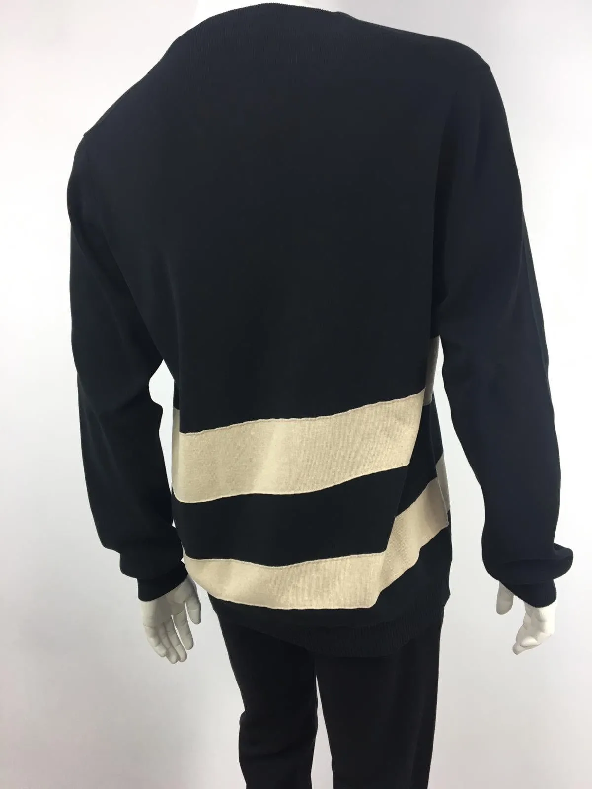 Spiral V-Neck Sweater