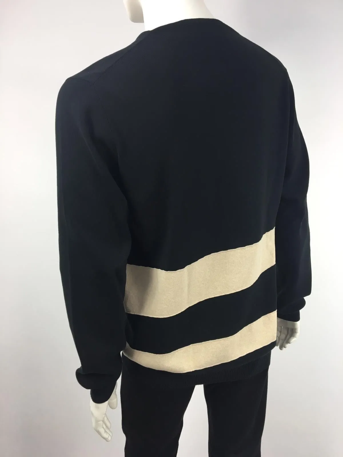 Spiral V-Neck Sweater