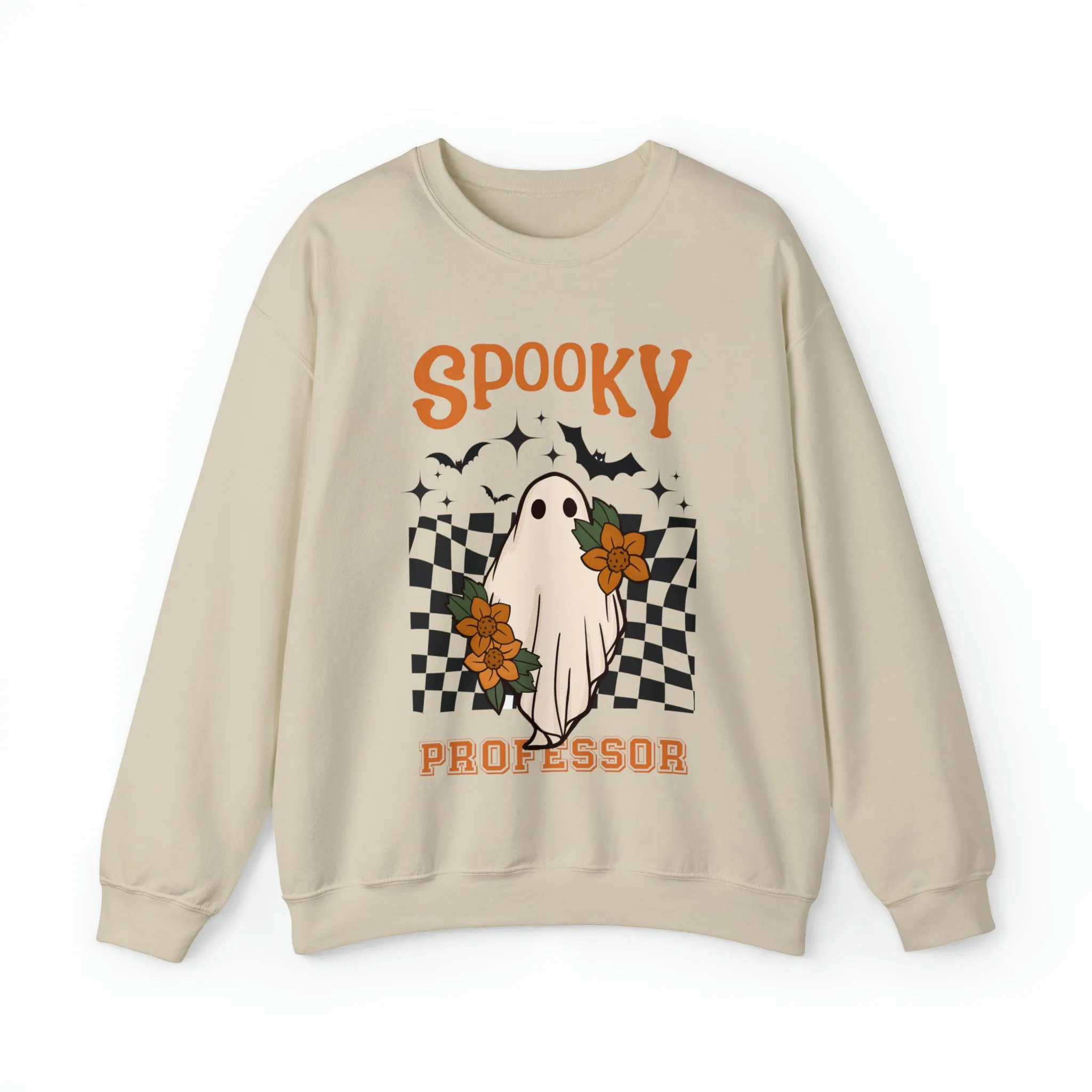 Spooky Professor Halloween Sweatshirt, Halloween Gift for Professor, College Professor Halloween Sweater