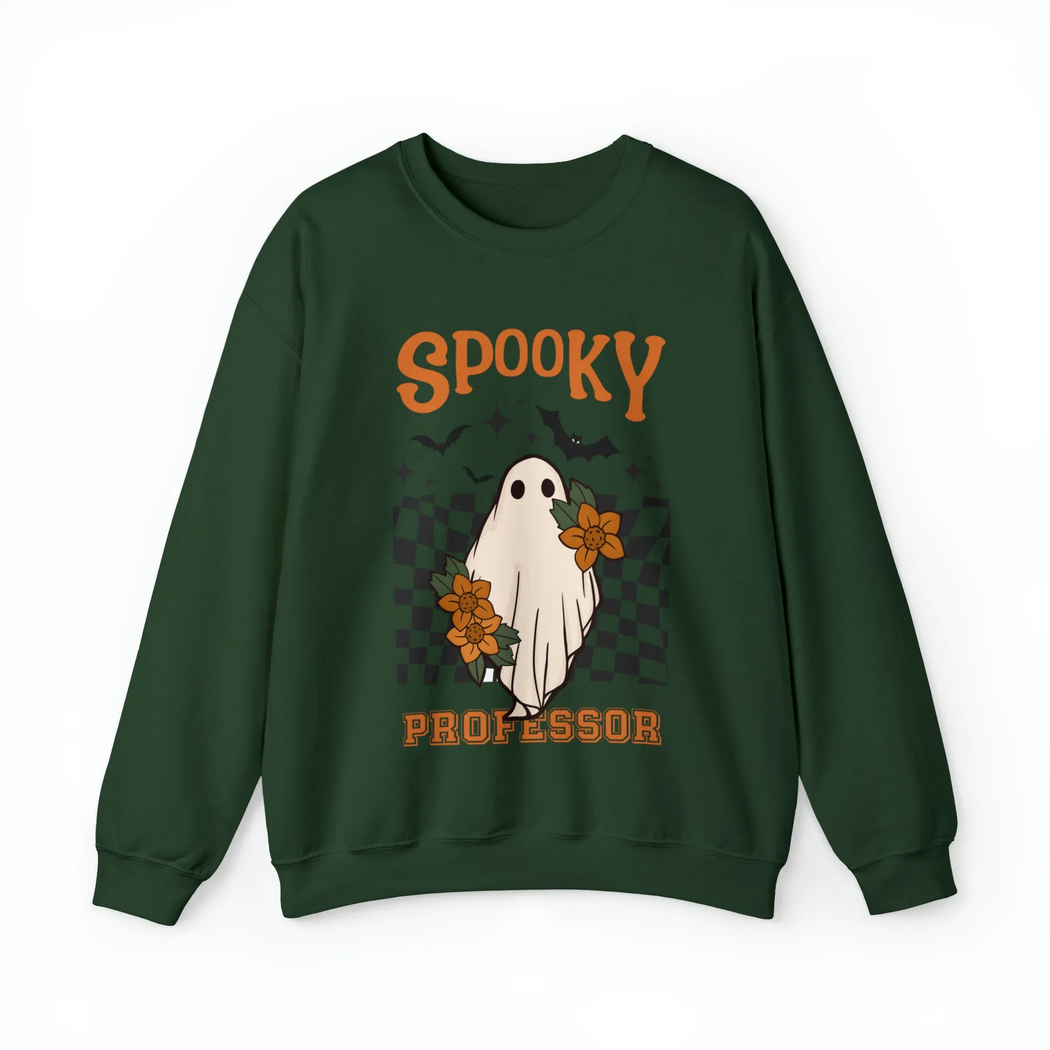 Spooky Professor Halloween Sweatshirt, Halloween Gift for Professor, College Professor Halloween Sweater