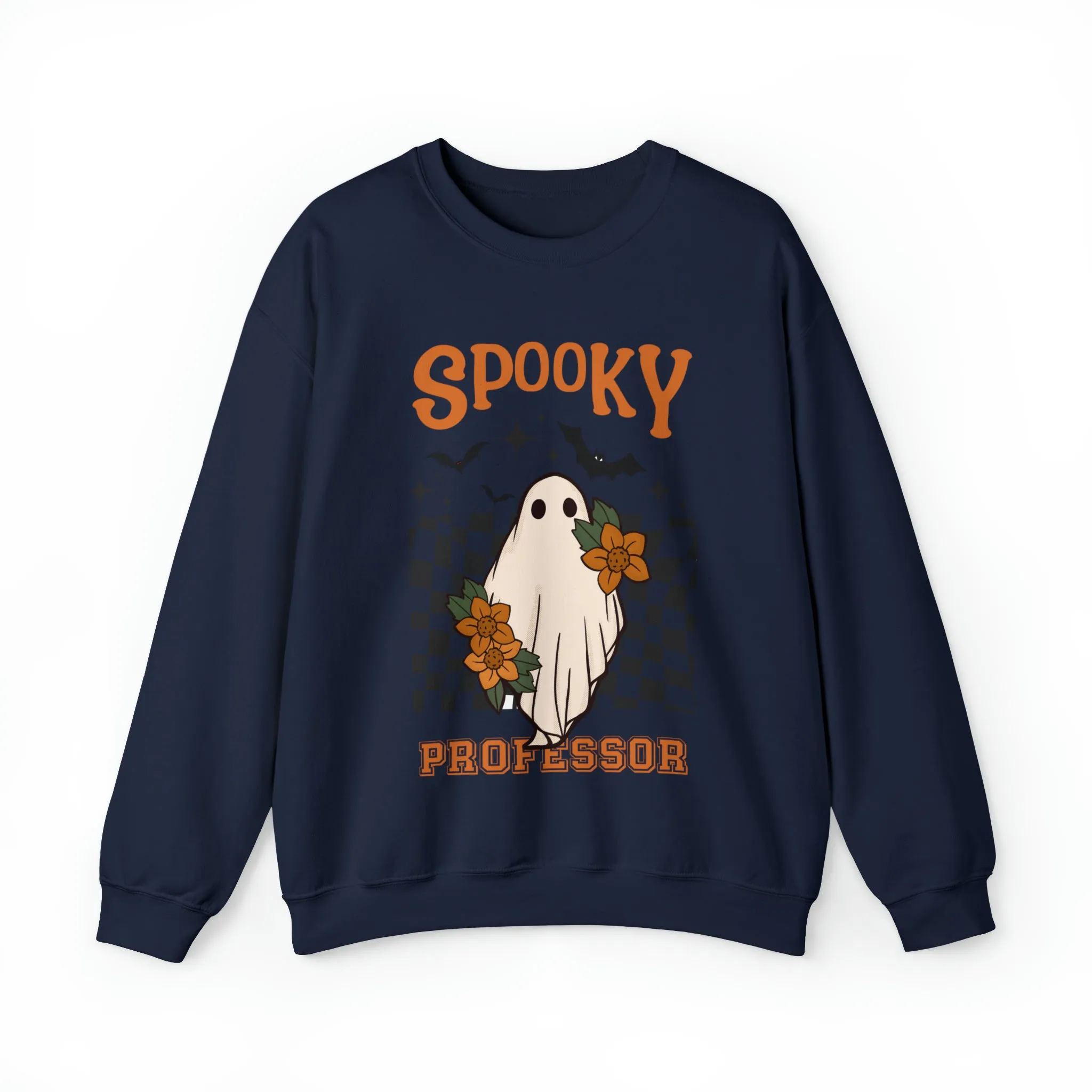 Spooky Professor Halloween Sweatshirt, Halloween Gift for Professor, College Professor Halloween Sweater