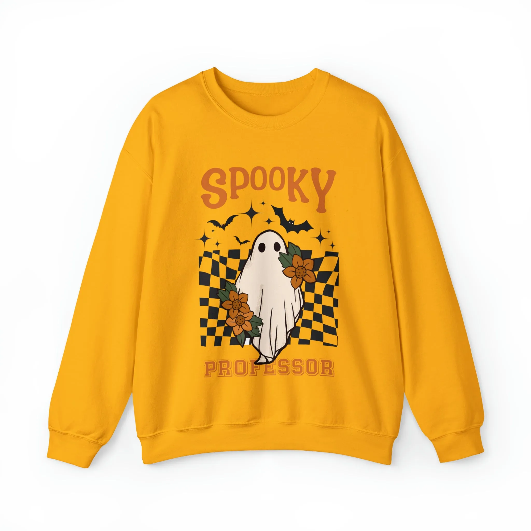 Spooky Professor Halloween Sweatshirt, Halloween Gift for Professor, College Professor Halloween Sweater