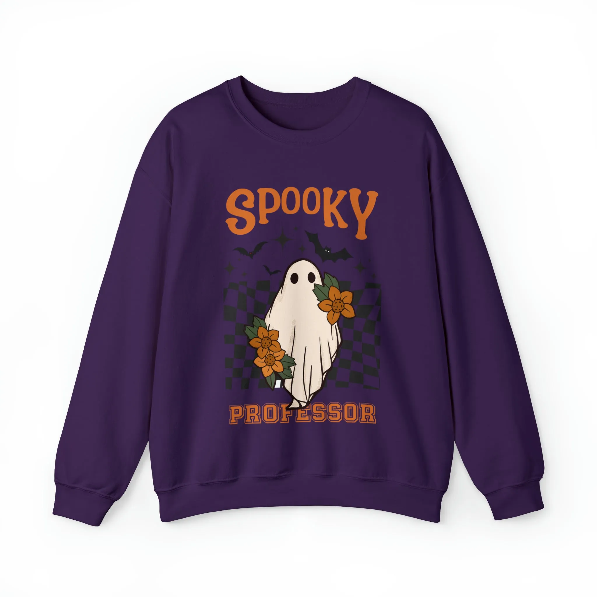 Spooky Professor Halloween Sweatshirt, Halloween Gift for Professor, College Professor Halloween Sweater