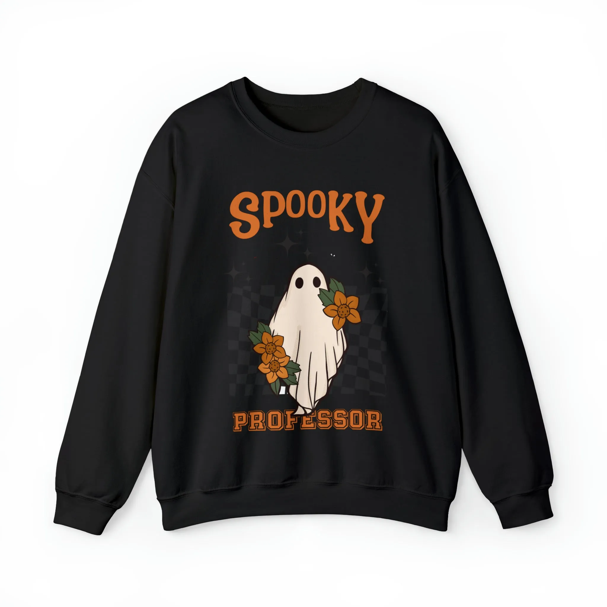 Spooky Professor Halloween Sweatshirt, Halloween Gift for Professor, College Professor Halloween Sweater