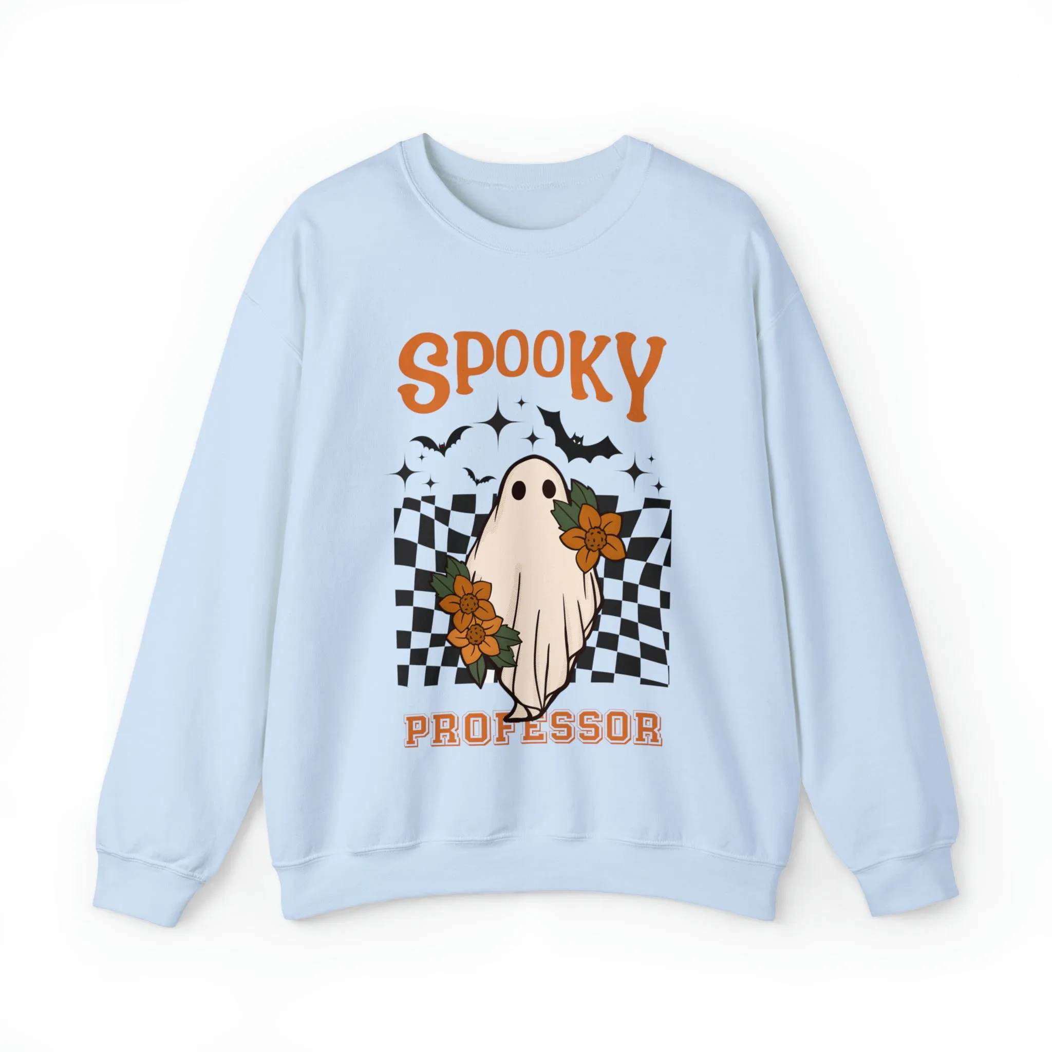 Spooky Professor Halloween Sweatshirt, Halloween Gift for Professor, College Professor Halloween Sweater