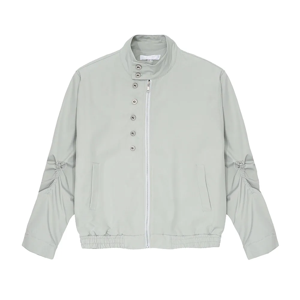 Stand-Up Collar Zipper Jacket