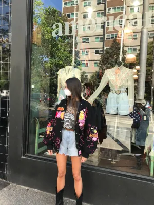 Starburst®️Original Fruit Chews Vintage 2000 Bomber Jacket By JH Design Group USA