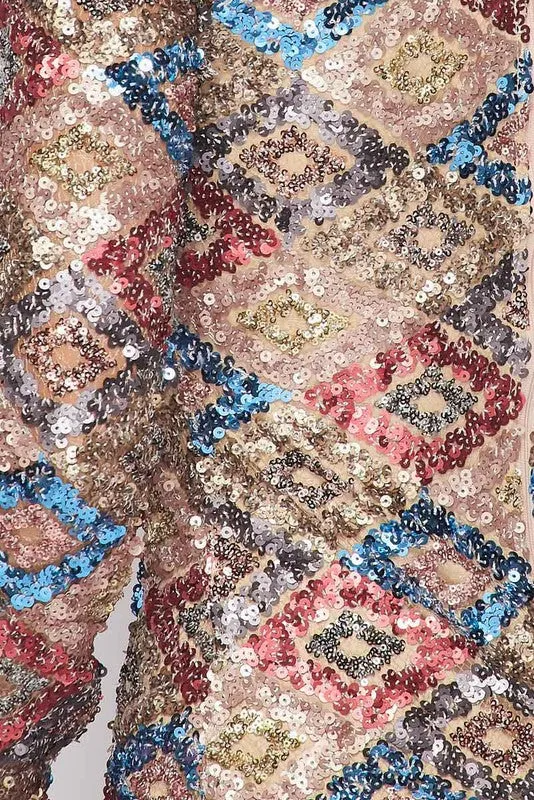 STUNNA SEQUIN MINI DRESS -HOEA0454