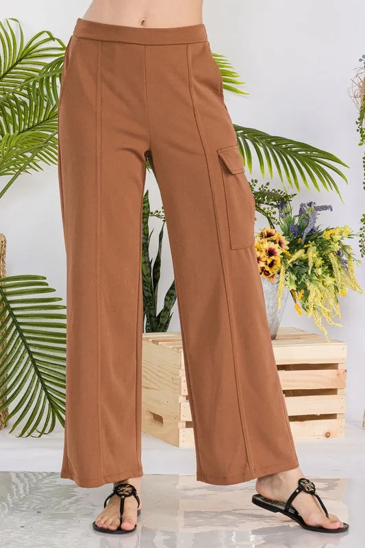 Stylive Elastic Band Cargo Pants