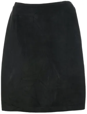 Suede Pencil Skirt - L