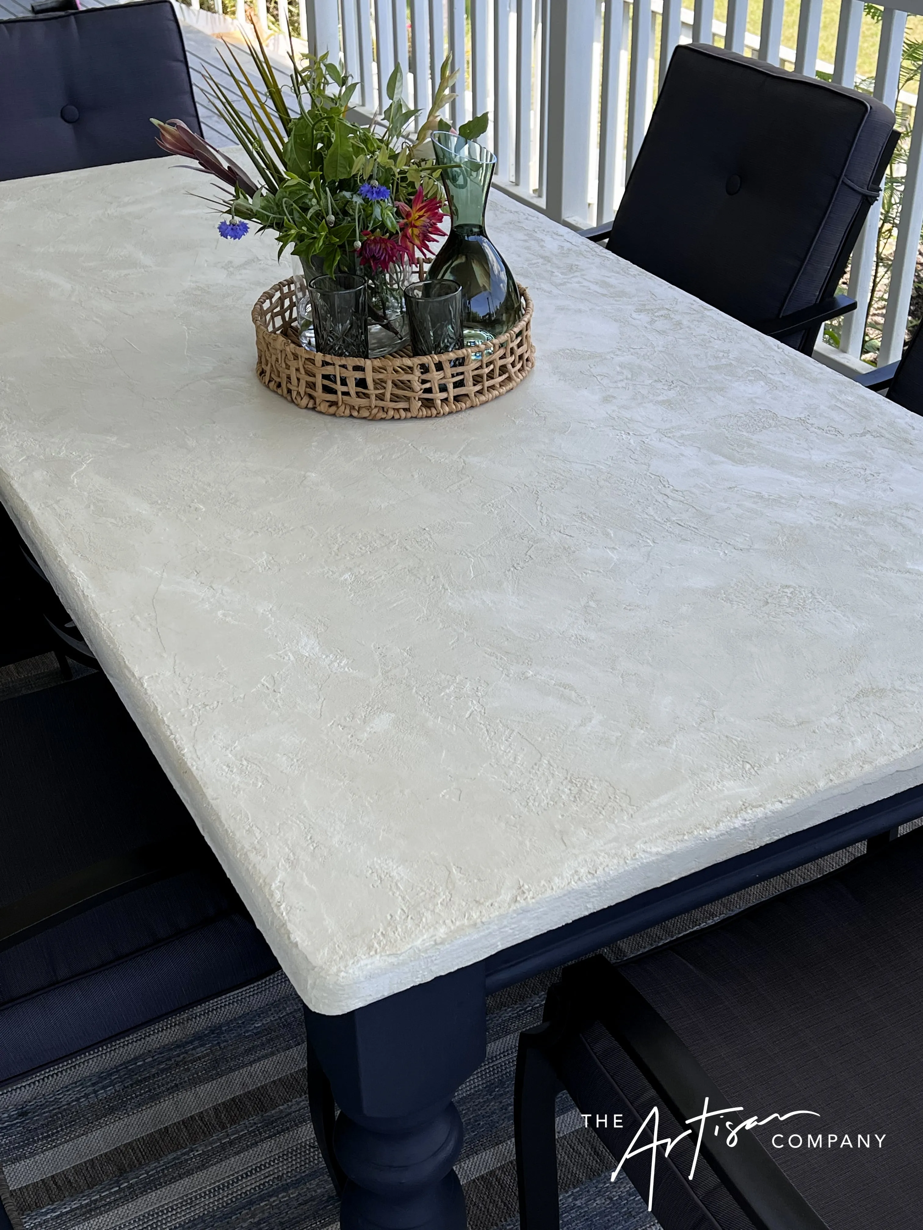 Summer Project: Table in Artisan Velvet Luxe and Artisan Stone Effects with Video