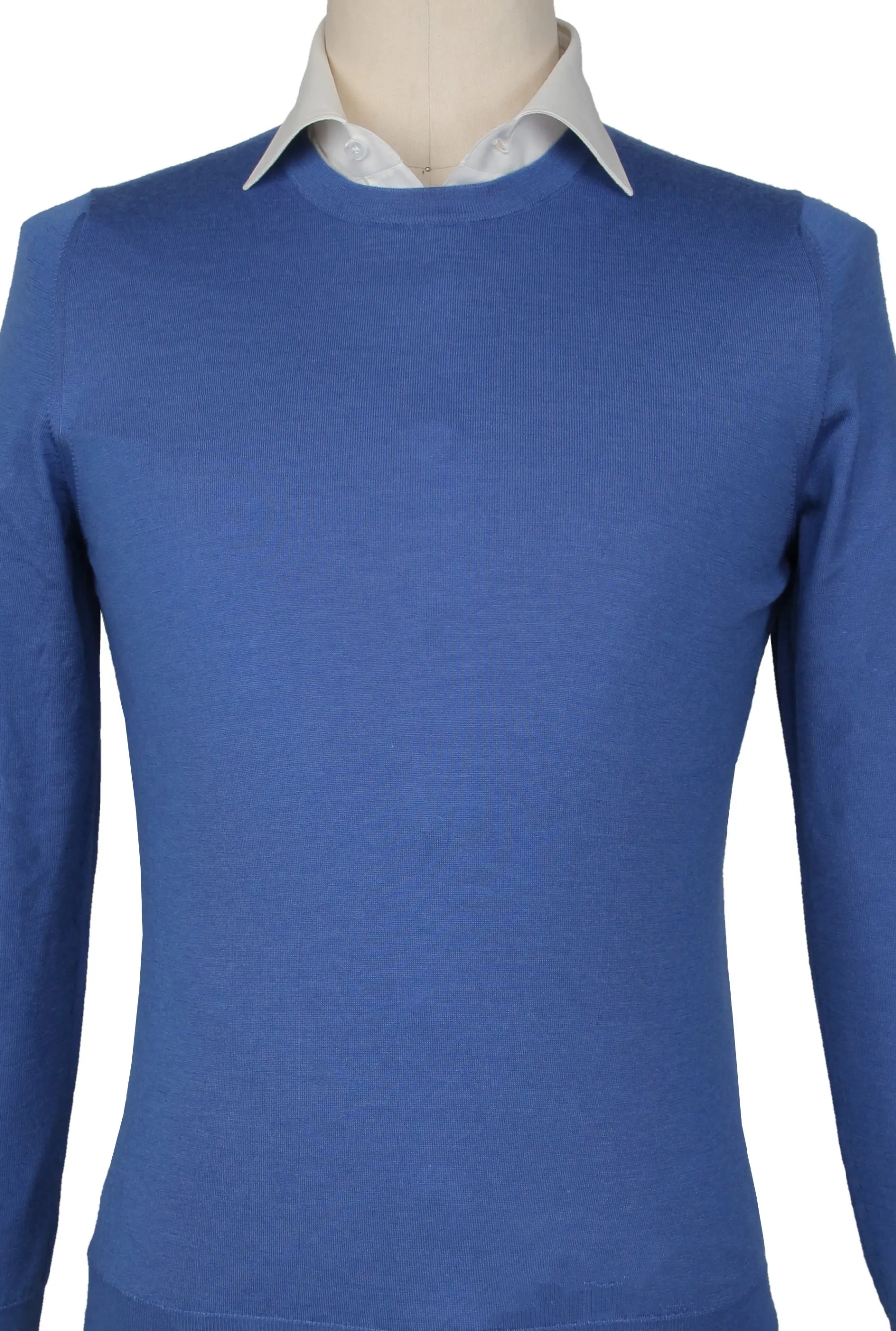 Svevo Parma Blue Crewneck Sweater