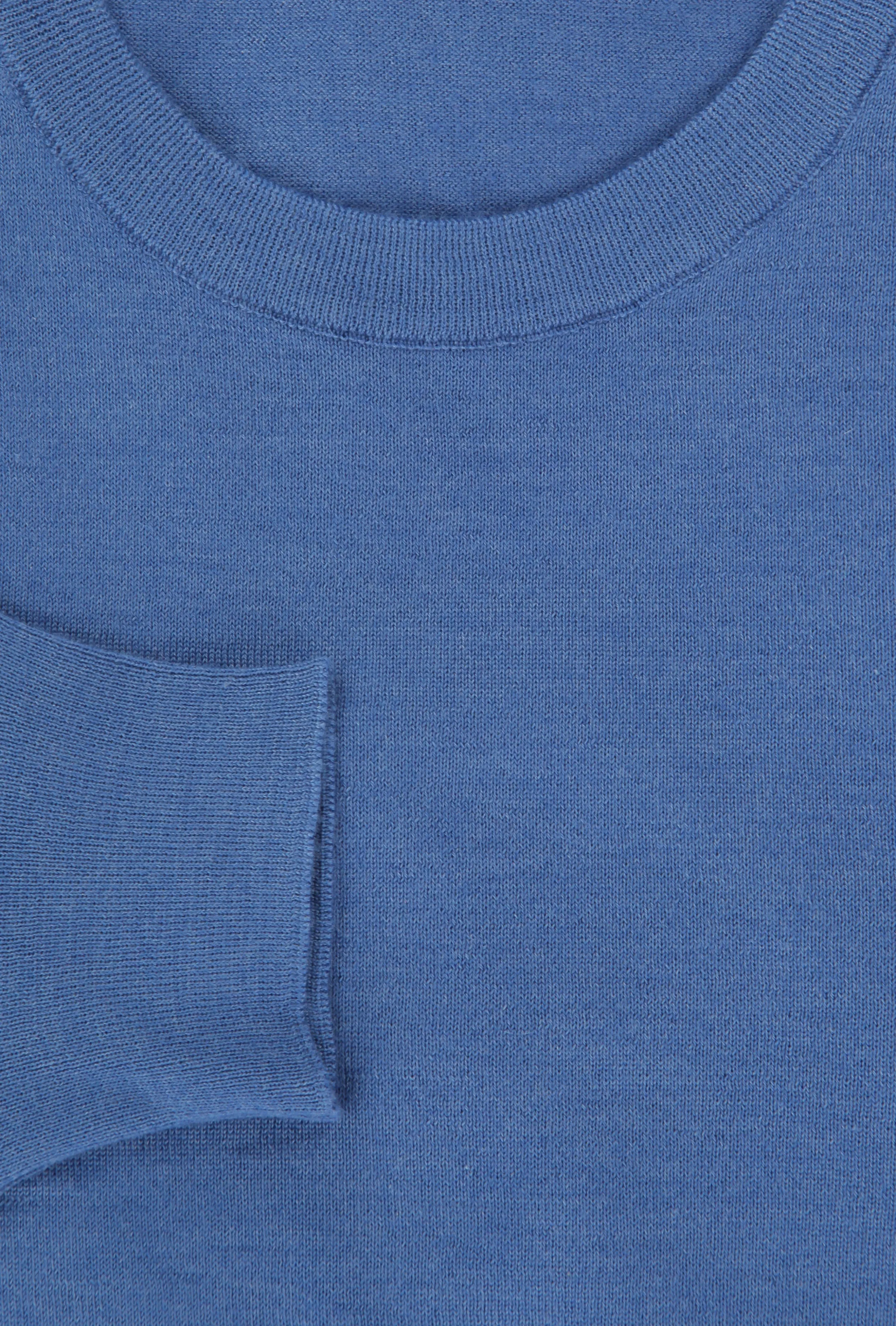 Svevo Parma Blue Crewneck Sweater