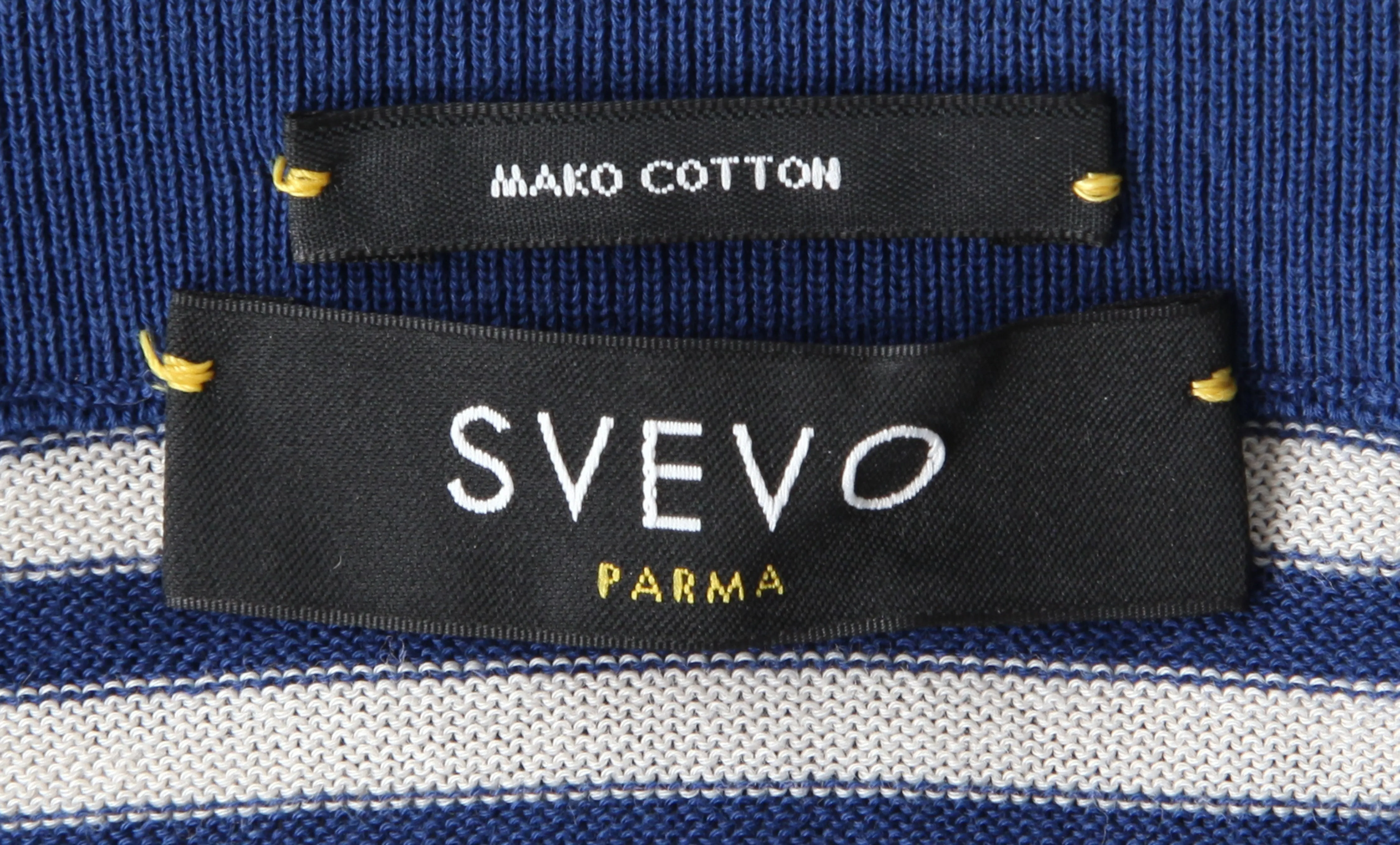 Svevo Parma Blue Crewneck Sweater
