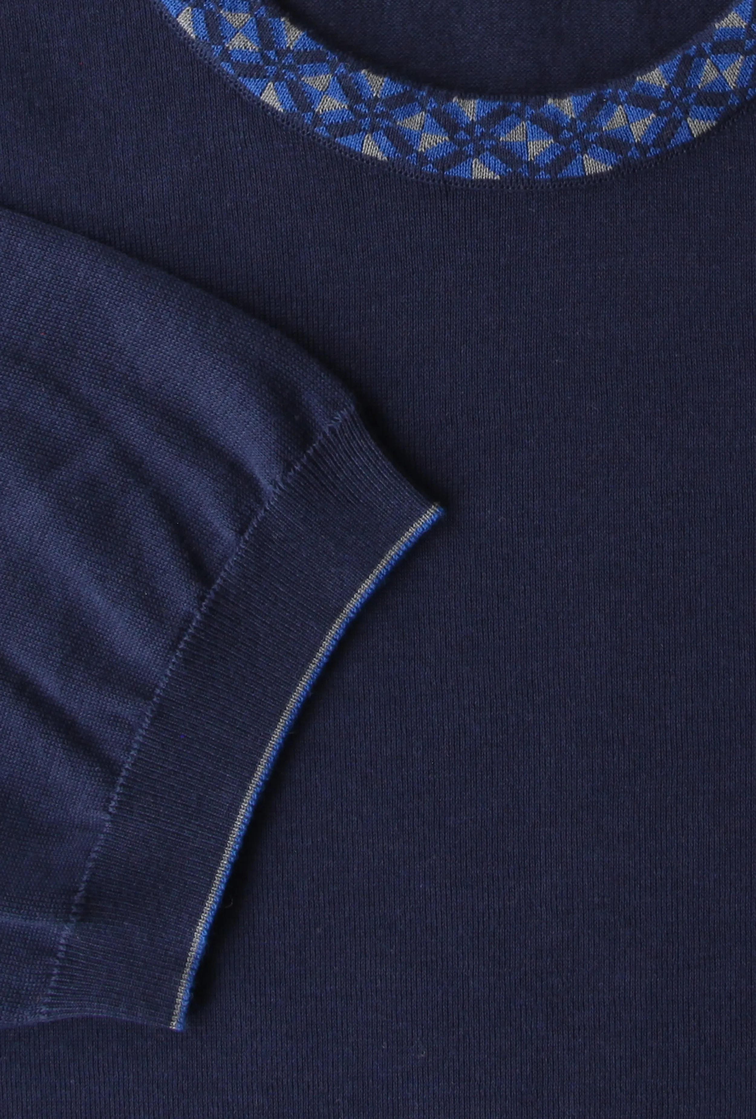 Svevo Parma Navy Blue Crewneck Sweater