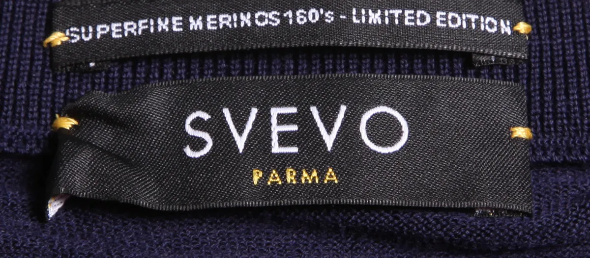 Svevo Parma Navy Blue Crewneck Sweater