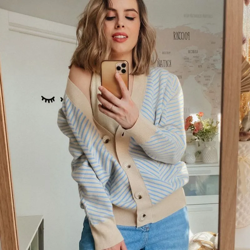 Sweater Knitted Jumper Top Jacket Coat