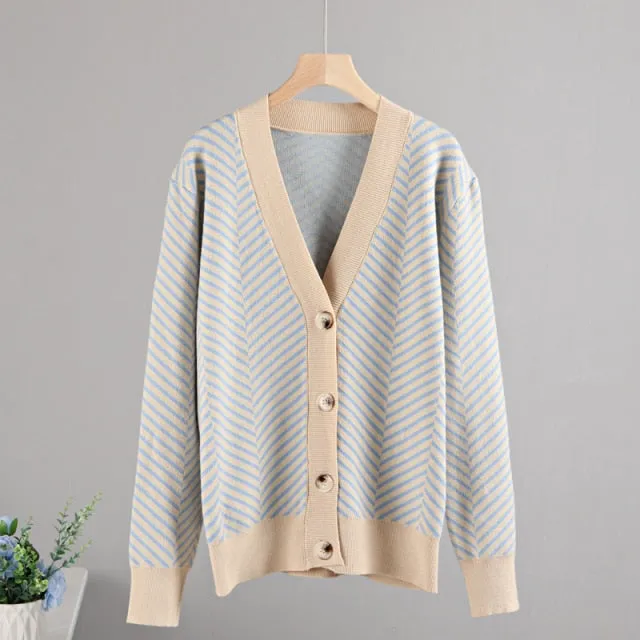 Sweater Knitted Jumper Top Jacket Coat