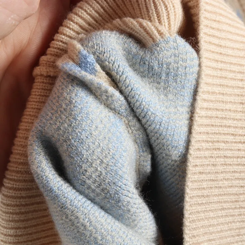 Sweater Knitted Jumper Top Jacket Coat