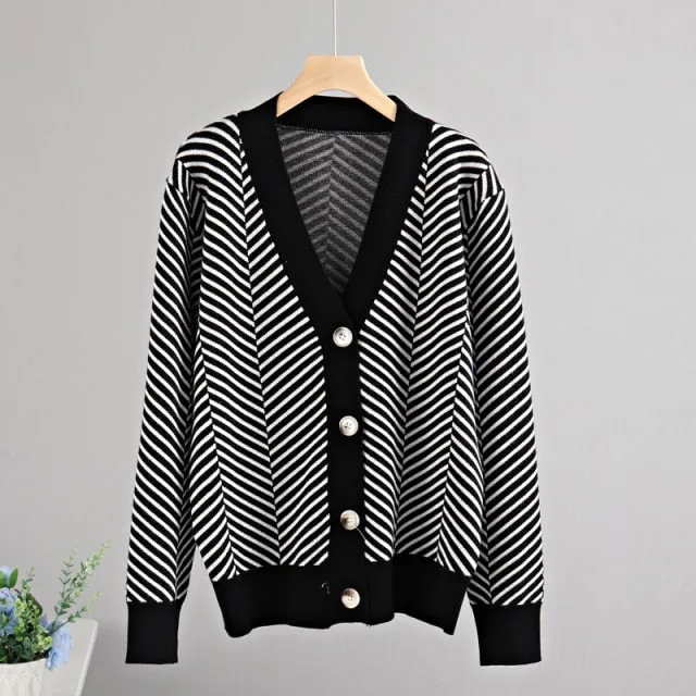 Sweater Knitted Jumper Top Jacket Coat
