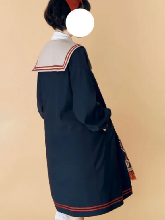 Sweet Lolita Coats Burgundy Coat Ruffles Overcoat Polyester Spring Lolita Outwears